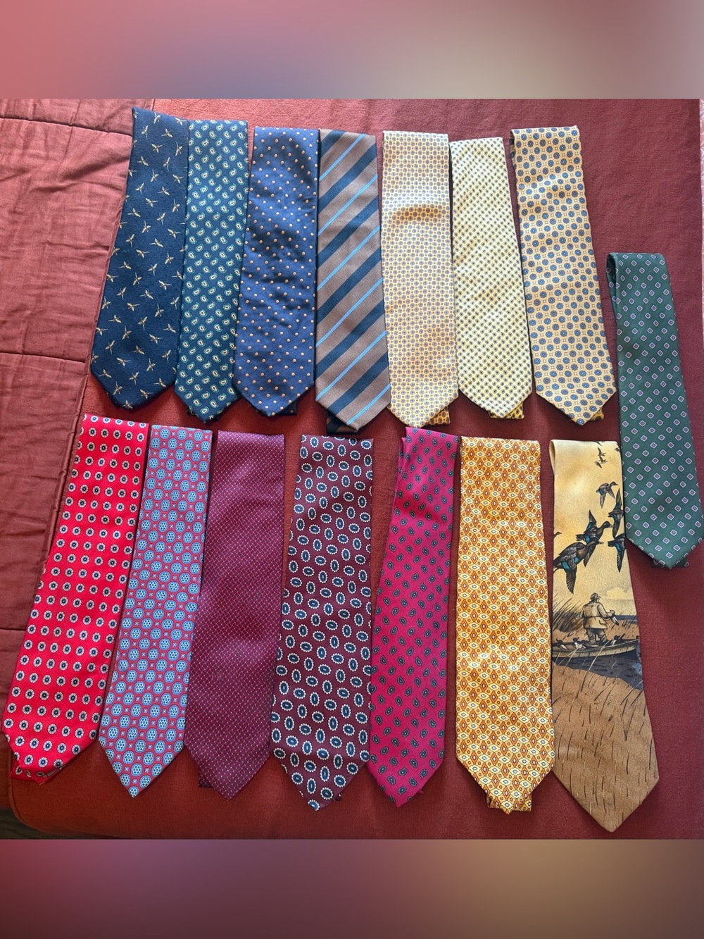 Lot of 15 H. Stockton Men's Neck Ties